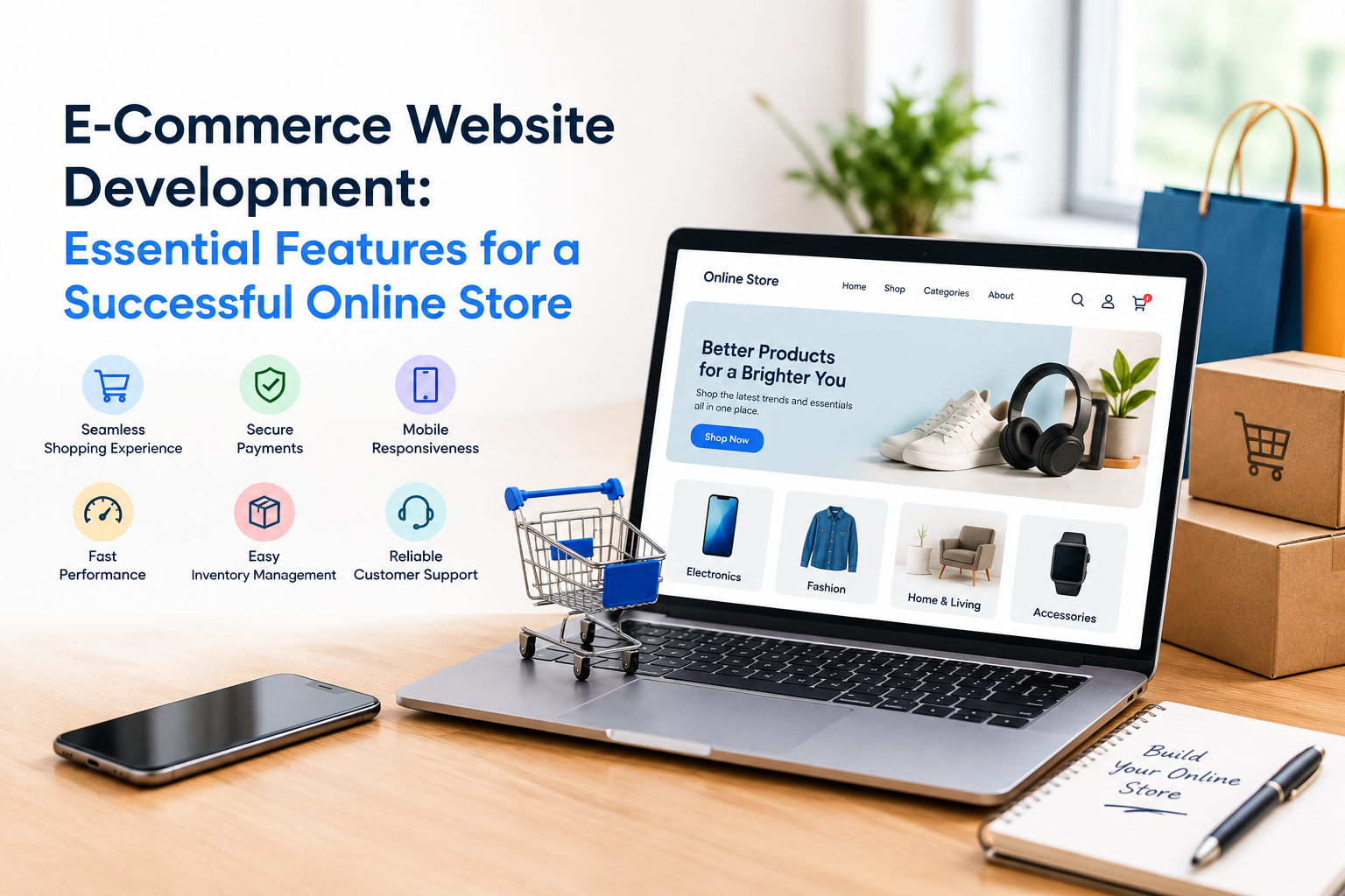 E-Commerce Website Development: Essential Features for a Successful Online Store